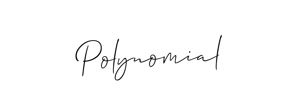 How to Draw Polynomial signature style? Allison_Script is a latest design signature styles for name Polynomial. Polynomial signature style 2 images and pictures png