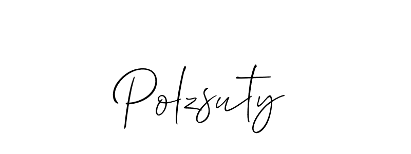 It looks lik you need a new signature style for name Polzsuty. Design unique handwritten (Allison_Script) signature with our free signature maker in just a few clicks. Polzsuty signature style 2 images and pictures png