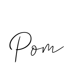Make a beautiful signature design for name Pom. Use this online signature maker to create a handwritten signature for free. Pom signature style 2 images and pictures png