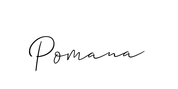 Once you've used our free online signature maker to create your best signature Allison_Script style, it's time to enjoy all of the benefits that Pomana name signing documents. Pomana signature style 2 images and pictures png
