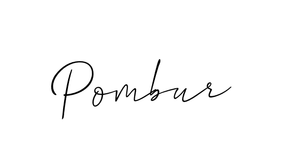 Make a beautiful signature design for name Pombur. With this signature (Allison_Script) style, you can create a handwritten signature for free. Pombur signature style 2 images and pictures png