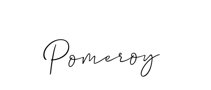 Also You can easily find your signature by using the search form. We will create Pomeroy name handwritten signature images for you free of cost using Allison_Script sign style. Pomeroy signature style 2 images and pictures png