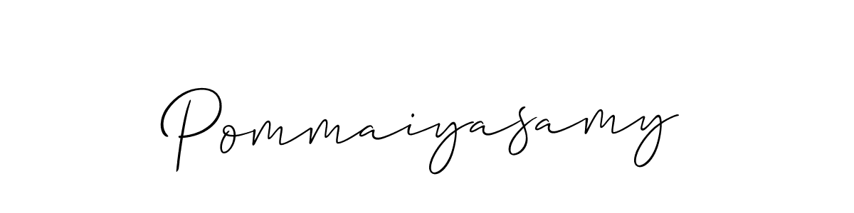 Best and Professional Signature Style for Pommaiyasamy. Allison_Script Best Signature Style Collection. Pommaiyasamy signature style 2 images and pictures png