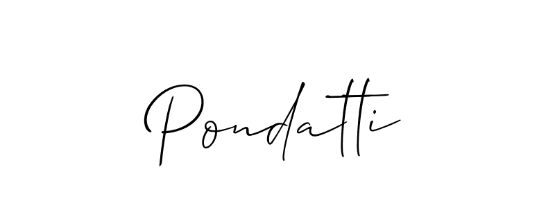 Also You can easily find your signature by using the search form. We will create Pondatti name handwritten signature images for you free of cost using Allison_Script sign style. Pondatti signature style 2 images and pictures png