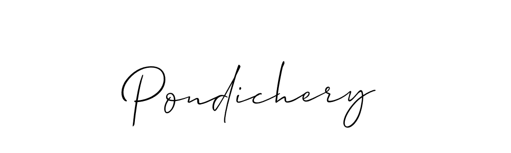 Once you've used our free online signature maker to create your best signature Allison_Script style, it's time to enjoy all of the benefits that Pondichery name signing documents. Pondichery signature style 2 images and pictures png