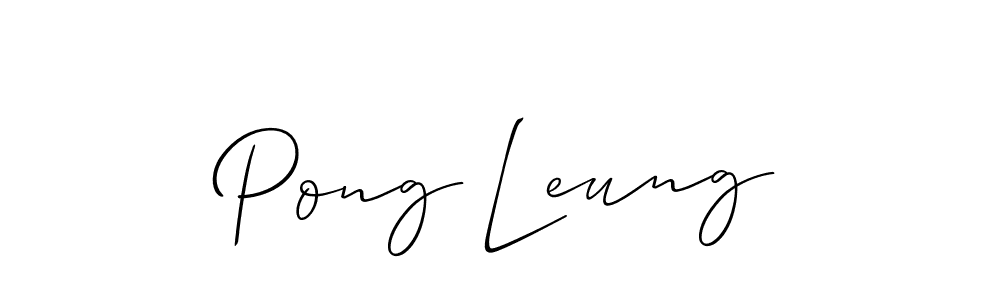 This is the best signature style for the Pong Leung name. Also you like these signature font (Allison_Script). Mix name signature. Pong Leung signature style 2 images and pictures png