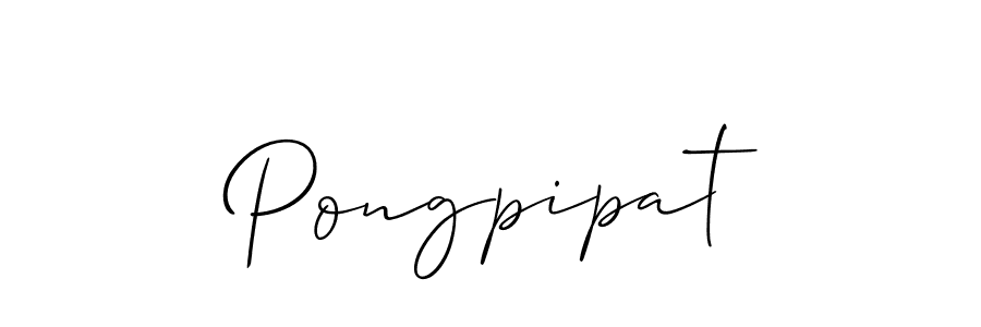 if you are searching for the best signature style for your name Pongpipat. so please give up your signature search. here we have designed multiple signature styles  using Allison_Script. Pongpipat signature style 2 images and pictures png