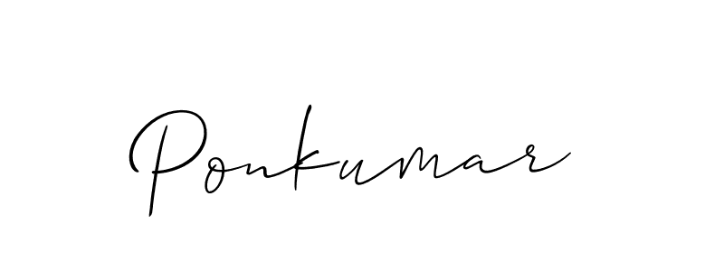 Here are the top 10 professional signature styles for the name Ponkumar. These are the best autograph styles you can use for your name. Ponkumar signature style 2 images and pictures png