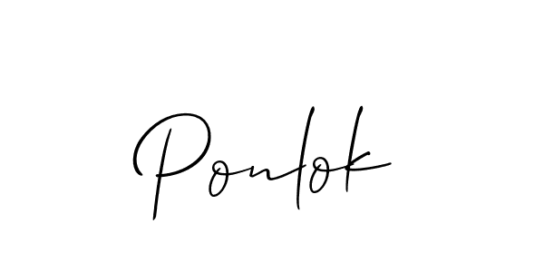 You can use this online signature creator to create a handwritten signature for the name Ponlok. This is the best online autograph maker. Ponlok signature style 2 images and pictures png