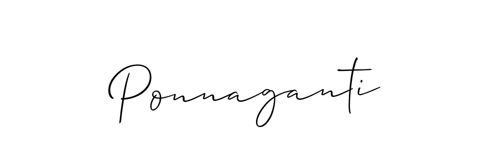 Make a short Ponnaganti signature style. Manage your documents anywhere anytime using Allison_Script. Create and add eSignatures, submit forms, share and send files easily. Ponnaganti signature style 2 images and pictures png