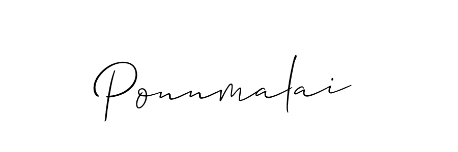 It looks lik you need a new signature style for name Ponnmalai. Design unique handwritten (Allison_Script) signature with our free signature maker in just a few clicks. Ponnmalai signature style 2 images and pictures png