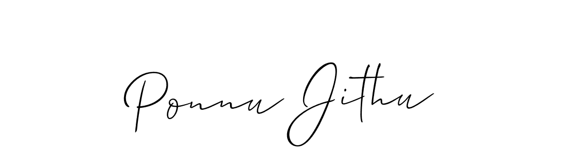 This is the best signature style for the Ponnu Jithu name. Also you like these signature font (Allison_Script). Mix name signature. Ponnu Jithu signature style 2 images and pictures png