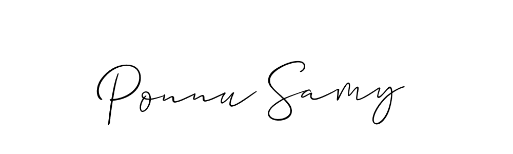Once you've used our free online signature maker to create your best signature Allison_Script style, it's time to enjoy all of the benefits that Ponnu Samy name signing documents. Ponnu Samy signature style 2 images and pictures png
