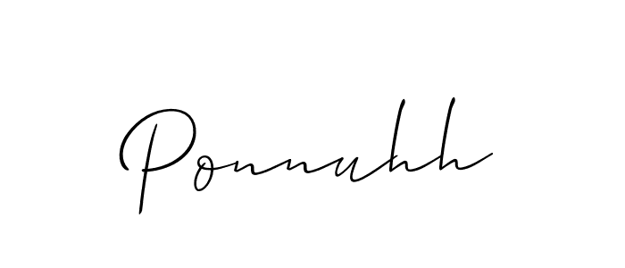 This is the best signature style for the Ponnuhh name. Also you like these signature font (Allison_Script). Mix name signature. Ponnuhh signature style 2 images and pictures png