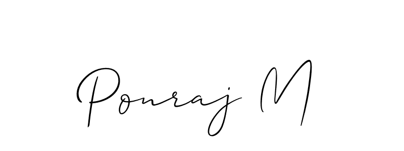 Make a beautiful signature design for name Ponraj M. Use this online signature maker to create a handwritten signature for free. Ponraj M signature style 2 images and pictures png