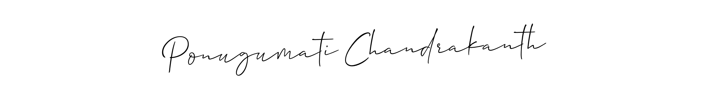 Best and Professional Signature Style for Ponugumati Chandrakanth. Allison_Script Best Signature Style Collection. Ponugumati Chandrakanth signature style 2 images and pictures png