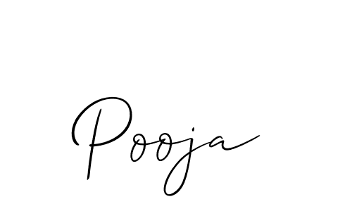 How to make Pooja; Puja signature? Allison_Script is a professional autograph style. Create handwritten signature for Pooja; Puja name. Pooja; Puja signature style 2 images and pictures png