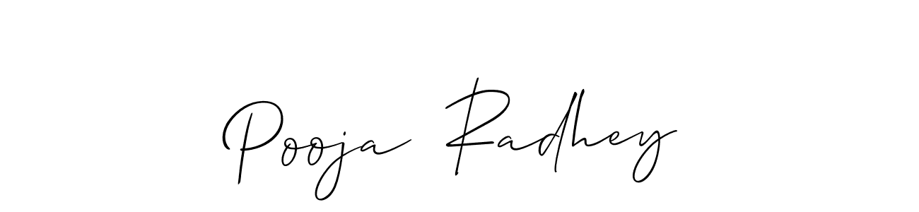 Here are the top 10 professional signature styles for the name Pooja  Radhey. These are the best autograph styles you can use for your name. Pooja  Radhey signature style 2 images and pictures png