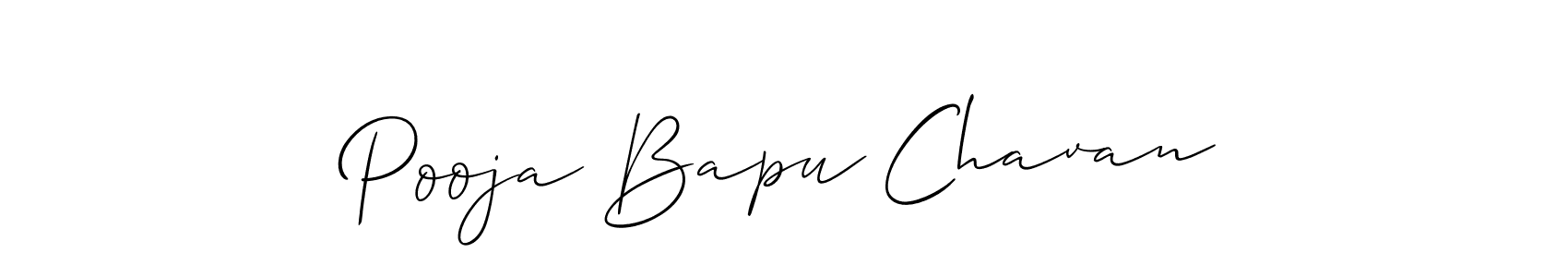 Best and Professional Signature Style for Pooja Bapu Chavan. Allison_Script Best Signature Style Collection. Pooja Bapu Chavan signature style 2 images and pictures png