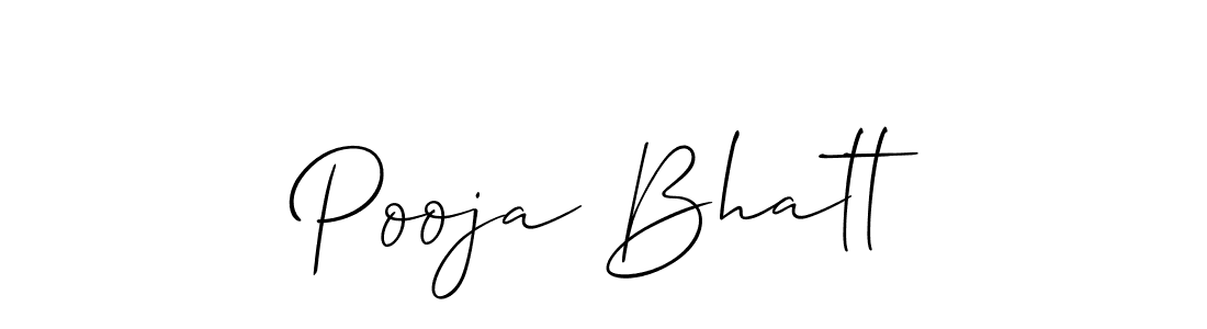 Make a short Pooja Bhatt signature style. Manage your documents anywhere anytime using Allison_Script. Create and add eSignatures, submit forms, share and send files easily. Pooja Bhatt signature style 2 images and pictures png
