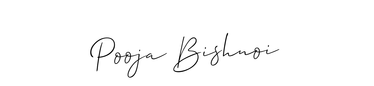 Also You can easily find your signature by using the search form. We will create Pooja Bishnoi name handwritten signature images for you free of cost using Allison_Script sign style. Pooja Bishnoi signature style 2 images and pictures png