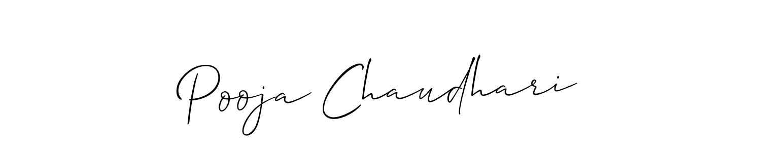 Similarly Allison_Script is the best handwritten signature design. Signature creator online .You can use it as an online autograph creator for name Pooja Chaudhari. Pooja Chaudhari signature style 2 images and pictures png