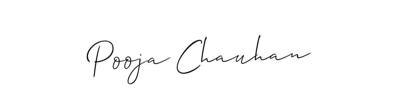 Similarly Allison_Script is the best handwritten signature design. Signature creator online .You can use it as an online autograph creator for name Pooja Chauhan. Pooja Chauhan signature style 2 images and pictures png