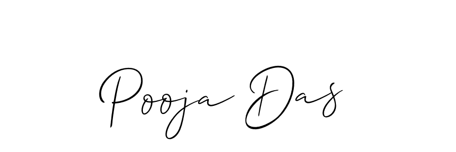 You should practise on your own different ways (Allison_Script) to write your name (Pooja Das) in signature. don't let someone else do it for you. Pooja Das signature style 2 images and pictures png