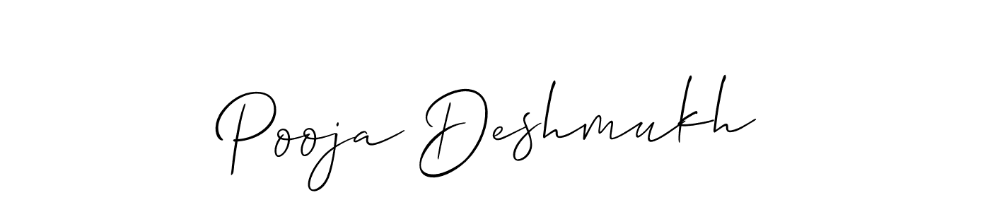 Make a beautiful signature design for name Pooja Deshmukh. Use this online signature maker to create a handwritten signature for free. Pooja Deshmukh signature style 2 images and pictures png