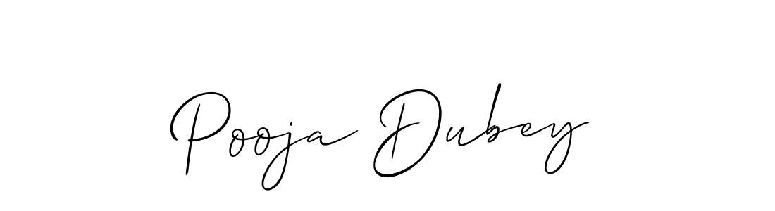 Design your own signature with our free online signature maker. With this signature software, you can create a handwritten (Allison_Script) signature for name Pooja Dubey. Pooja Dubey signature style 2 images and pictures png