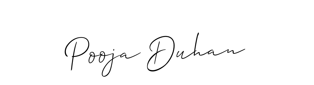 Make a beautiful signature design for name Pooja Duhan. Use this online signature maker to create a handwritten signature for free. Pooja Duhan signature style 2 images and pictures png