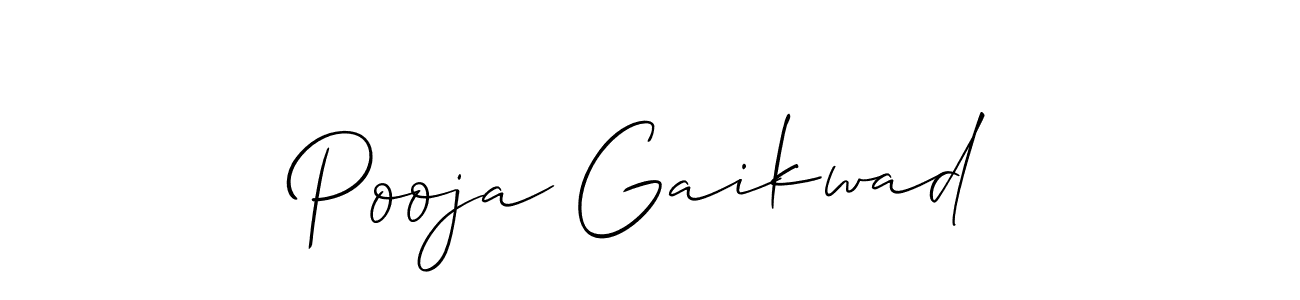 How to Draw Pooja Gaikwad signature style? Allison_Script is a latest design signature styles for name Pooja Gaikwad. Pooja Gaikwad signature style 2 images and pictures png