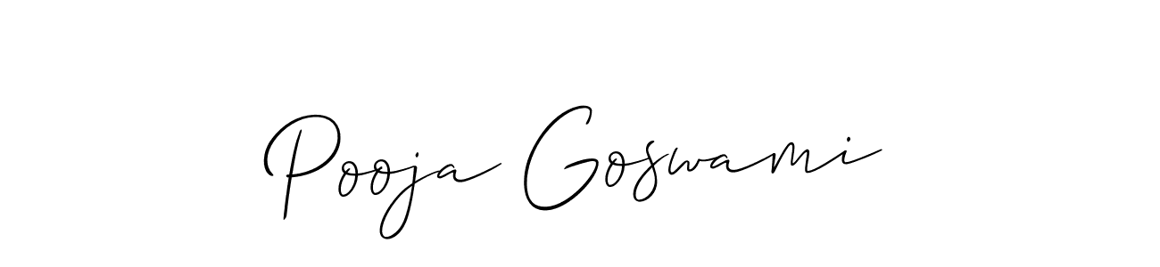 Once you've used our free online signature maker to create your best signature Allison_Script style, it's time to enjoy all of the benefits that Pooja Goswami name signing documents. Pooja Goswami signature style 2 images and pictures png