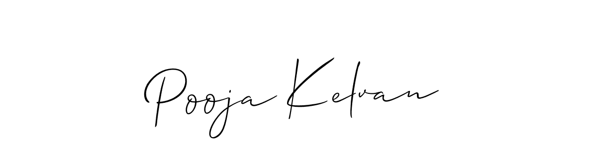 Make a short Pooja Kelvan signature style. Manage your documents anywhere anytime using Allison_Script. Create and add eSignatures, submit forms, share and send files easily. Pooja Kelvan signature style 2 images and pictures png