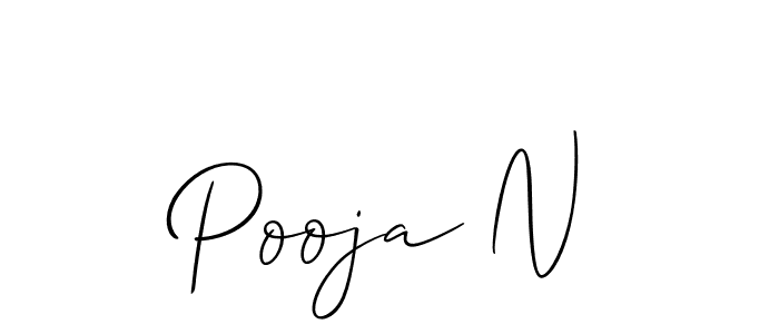 Similarly Allison_Script is the best handwritten signature design. Signature creator online .You can use it as an online autograph creator for name Pooja N. Pooja N signature style 2 images and pictures png