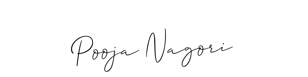 Make a short Pooja Nagori signature style. Manage your documents anywhere anytime using Allison_Script. Create and add eSignatures, submit forms, share and send files easily. Pooja Nagori signature style 2 images and pictures png