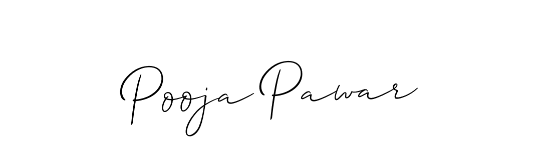 Design your own signature with our free online signature maker. With this signature software, you can create a handwritten (Allison_Script) signature for name Pooja Pawar. Pooja Pawar signature style 2 images and pictures png