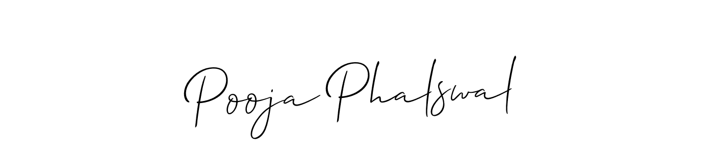 Pooja Phalswal stylish signature style. Best Handwritten Sign (Allison_Script) for my name. Handwritten Signature Collection Ideas for my name Pooja Phalswal. Pooja Phalswal signature style 2 images and pictures png