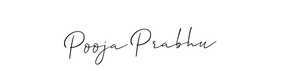 Use a signature maker to create a handwritten signature online. With this signature software, you can design (Allison_Script) your own signature for name Pooja Prabhu. Pooja Prabhu signature style 2 images and pictures png