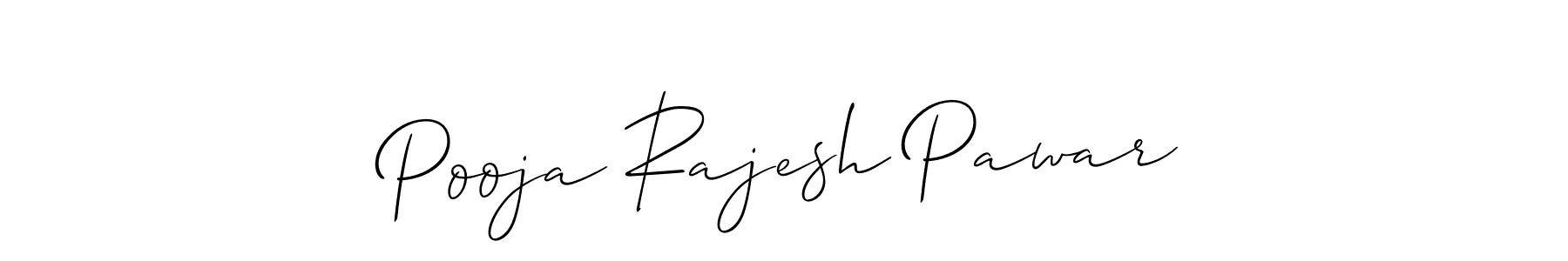 if you are searching for the best signature style for your name Pooja Rajesh Pawar. so please give up your signature search. here we have designed multiple signature styles  using Allison_Script. Pooja Rajesh Pawar signature style 2 images and pictures png