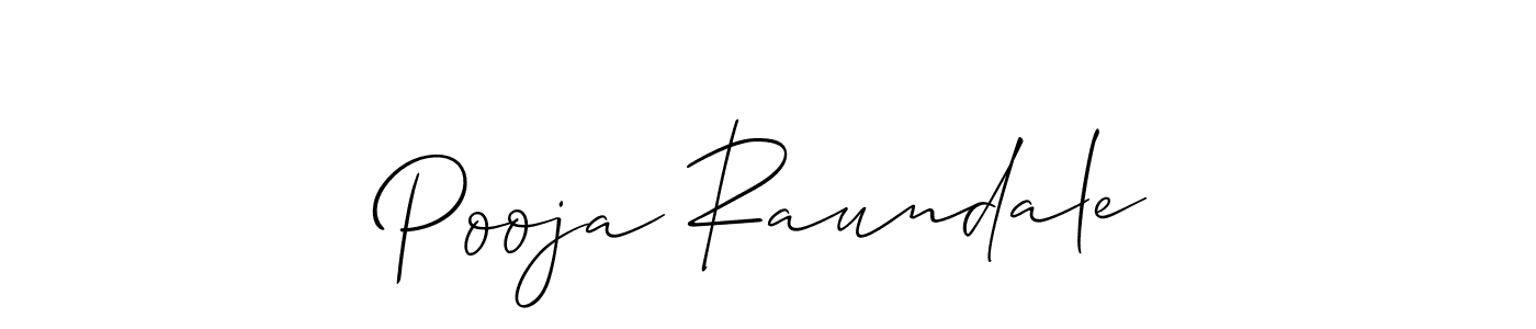 This is the best signature style for the Pooja Raundale name. Also you like these signature font (Allison_Script). Mix name signature. Pooja Raundale signature style 2 images and pictures png