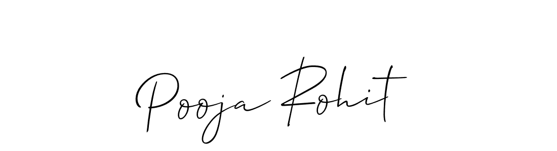 Similarly Allison_Script is the best handwritten signature design. Signature creator online .You can use it as an online autograph creator for name Pooja Rohit. Pooja Rohit signature style 2 images and pictures png