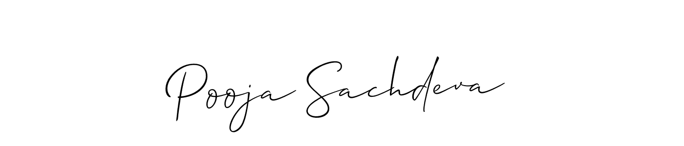 Similarly Allison_Script is the best handwritten signature design. Signature creator online .You can use it as an online autograph creator for name Pooja Sachdeva. Pooja Sachdeva signature style 2 images and pictures png