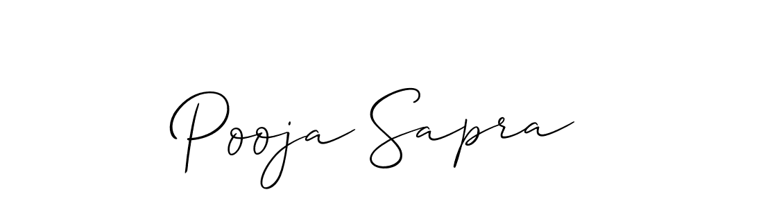 Allison_Script is a professional signature style that is perfect for those who want to add a touch of class to their signature. It is also a great choice for those who want to make their signature more unique. Get Pooja Sapra name to fancy signature for free. Pooja Sapra signature style 2 images and pictures png