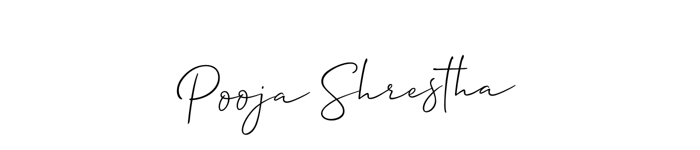 Once you've used our free online signature maker to create your best signature Allison_Script style, it's time to enjoy all of the benefits that Pooja Shrestha name signing documents. Pooja Shrestha signature style 2 images and pictures png