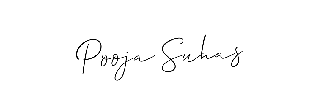 How to Draw Pooja Suhas signature style? Allison_Script is a latest design signature styles for name Pooja Suhas. Pooja Suhas signature style 2 images and pictures png