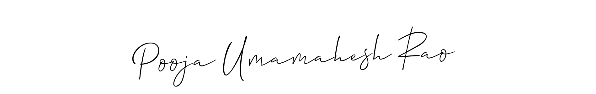 Also You can easily find your signature by using the search form. We will create Pooja Umamahesh Rao name handwritten signature images for you free of cost using Allison_Script sign style. Pooja Umamahesh Rao signature style 2 images and pictures png
