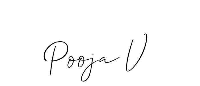 Make a short Pooja V signature style. Manage your documents anywhere anytime using Allison_Script. Create and add eSignatures, submit forms, share and send files easily. Pooja V signature style 2 images and pictures png