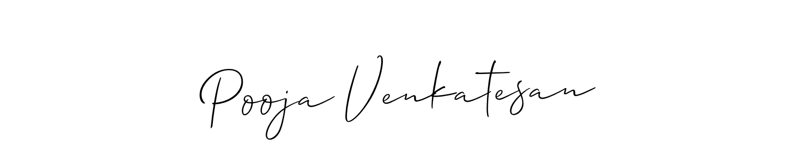 The best way (Allison_Script) to make a short signature is to pick only two or three words in your name. The name Pooja Venkatesan include a total of six letters. For converting this name. Pooja Venkatesan signature style 2 images and pictures png