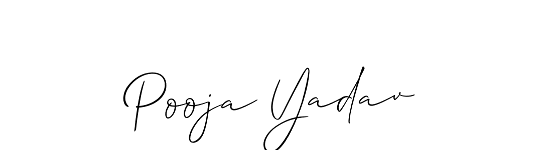 This is the best signature style for the Pooja Yadav name. Also you like these signature font (Allison_Script). Mix name signature. Pooja Yadav signature style 2 images and pictures png
